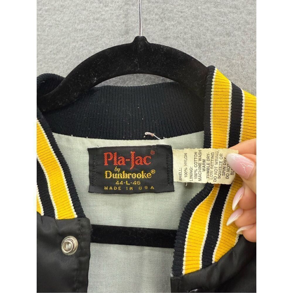 Vtg 442 Tactical Fighter Wing Sq Jacket Men’s Satin Pla-Jac Richards Gebaur Air - Picture 3 of 10